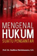 Mengenal Hukum : Suatu Pengantar