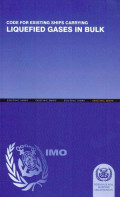 Code for Existing Ships Carrying Liquefied Gases in Bulk