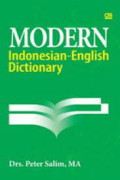 Modern Indonesian - English Dictionary