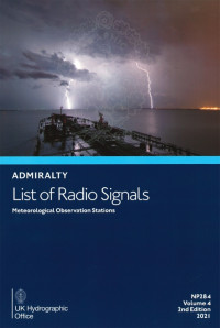 Admiralty List Of Radio Signals Vol. 4 : Meteorogical Observation Station