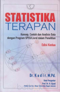 Statistika Terapan : Konsep, Contoh dan Analisis Data dengan Program SPSS/Lisrel dalam Penelitian Edisi Kedua