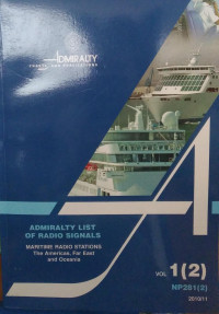 Admiralty List of Radio Signals Vol. 1(2) : Maritime Radio Stations ( The Americas, Far East and Oceania ) Edisi 2010/11