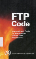 FTP Code : International Code For Application Of Fire Test Producers