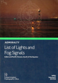 Admiralty List of Lights and Fog Signals Vol. K : Indian and Pacific Oceans, South of the Equator