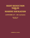 Sight Reduction Tables for Marine Navigation : Latitudes 45°- 60°, Inclusive (PUB. No. 229 Volume 4)